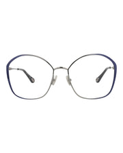 Chloe Square-Frame Metal Optical Frames Blue Blue Transparent (CH0017OA-30009909-001)