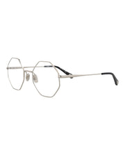Chloe Square-Frame Metal Optical Frames Silver Silver Transparent (CH0022O-30009816-003)
