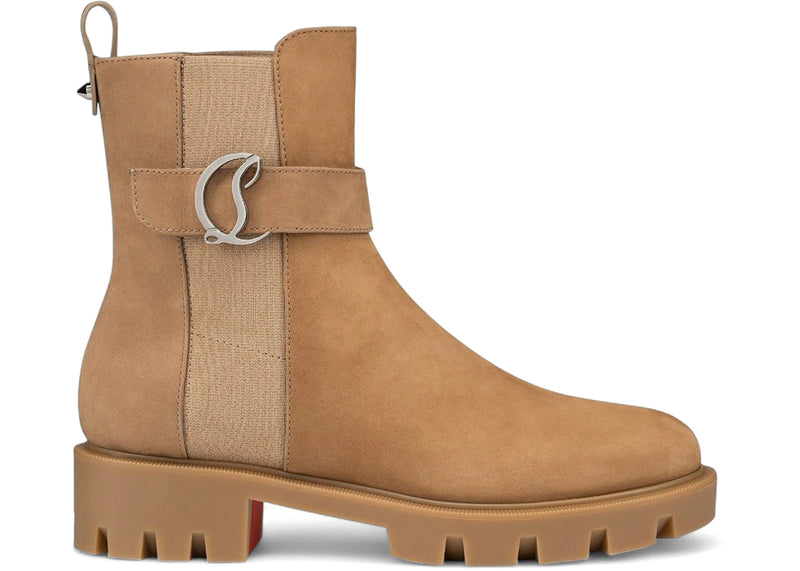 Christian Louboutin CL Chelsea Booty Lug Flat Roca (Women's)