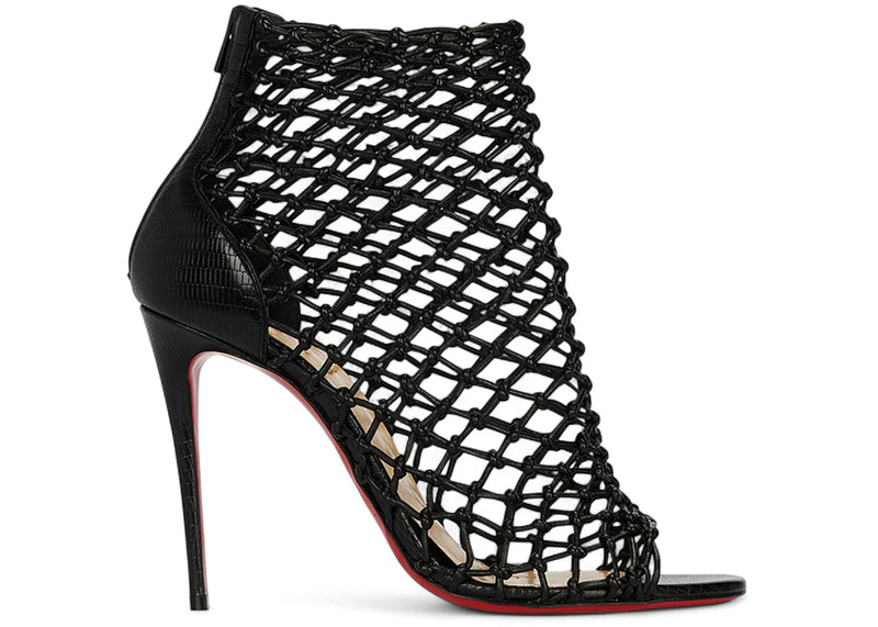 Christian Louboutin Corfou 100 Calf Leather Heels Black (Women's)