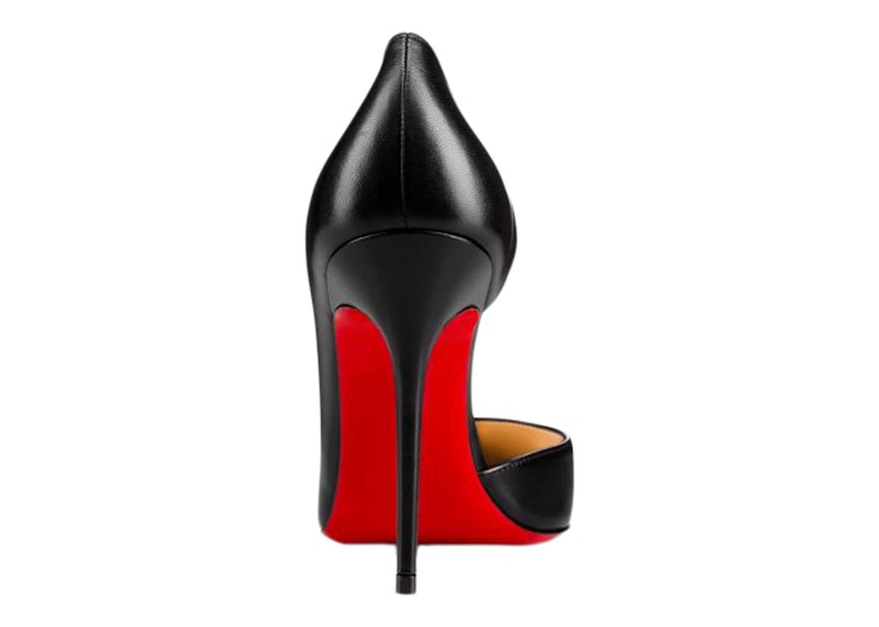 Christian Louboutin Iriza 100mm Pump Black Nappa Leather