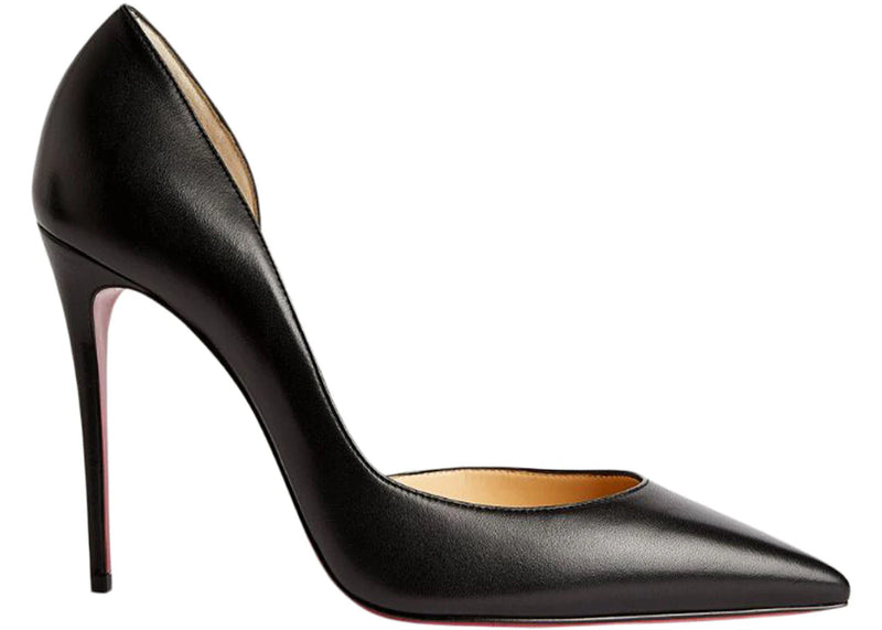 Christian Louboutin Iriza 100mm Pump Black Nappa Leather