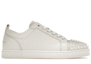 Christian Louboutin Louis Junior Spikes White
