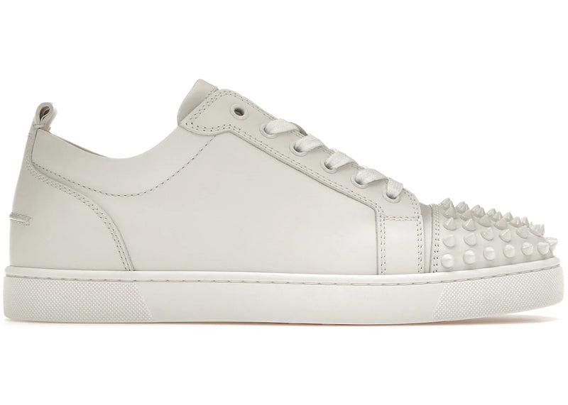 Christian Louboutin Louis Junior Spikes White