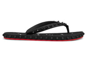 Christian Louboutin Super Loubi Flip Donna Flat Black (Women's)