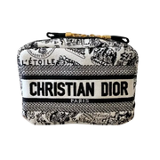 Christian Dior Plan de Paris Embroidered Pouch