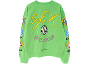 Chrome Hearts Matty Boy Sex Records Crewneck Sweatshirt Citrus