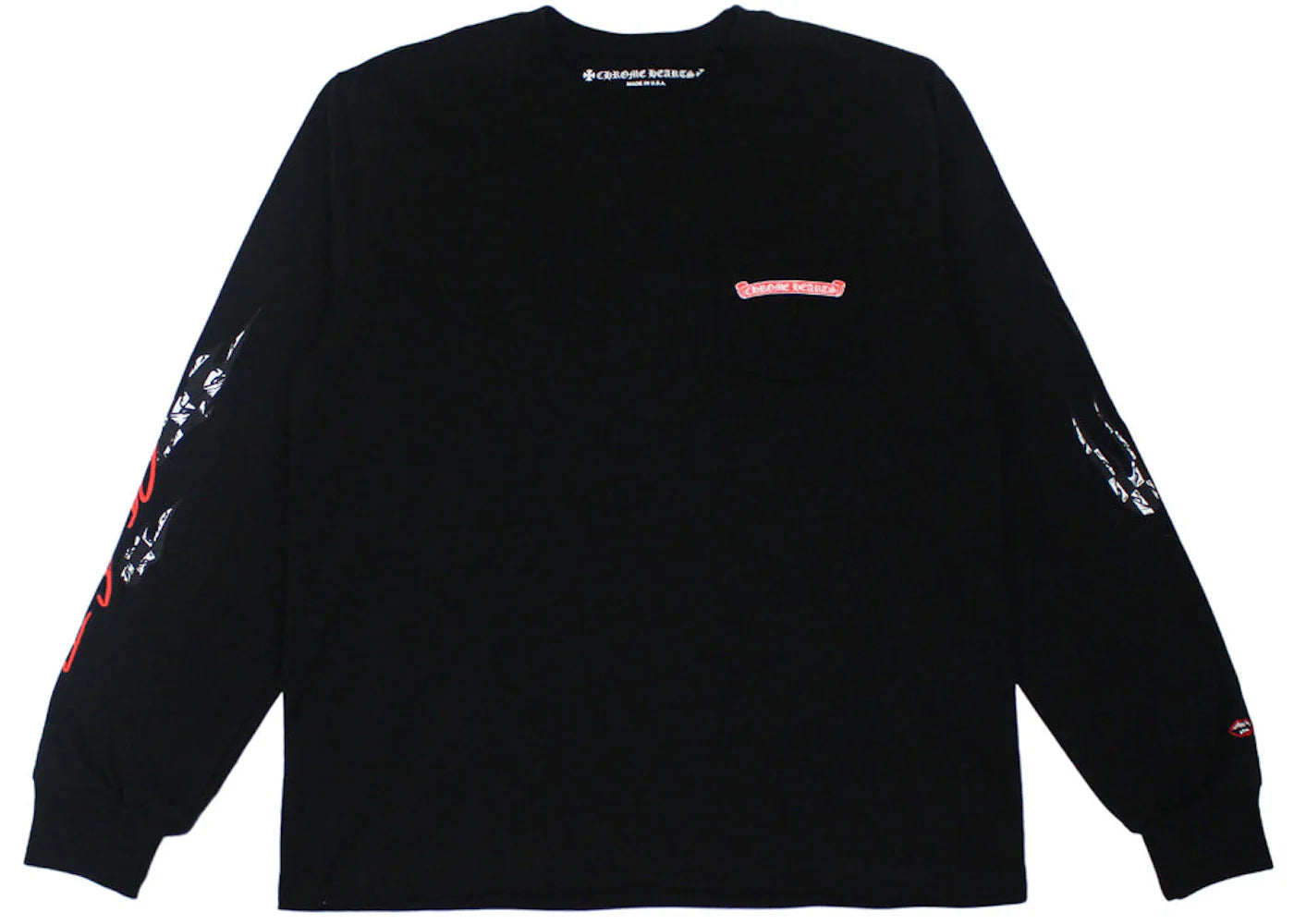 Chrome Hearts Matty Boy Stay Fast L/S T-Shirt Black