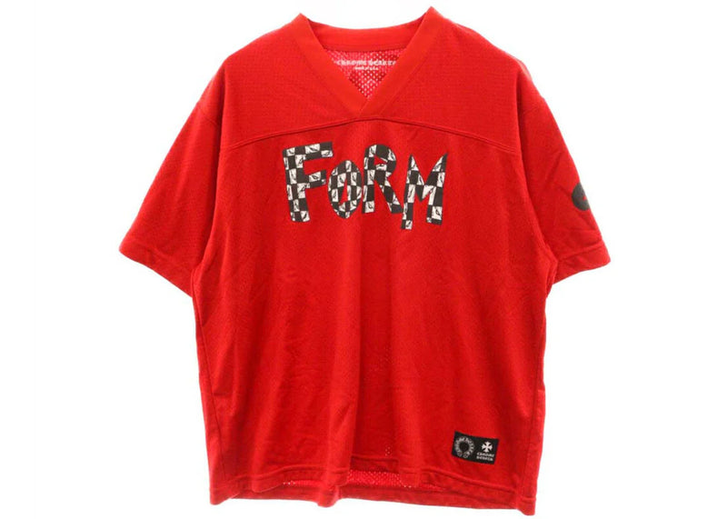 Chrome Hearts x Matty Boy Ppo Form Team Mesh Warm Up Jersey T-Shirt Red