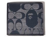 Coach x BAPE Coin Wallet Navy