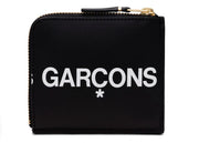Comme Des Garcons Sa3100Hl Huge Logo Wallet Black