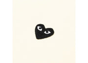 Comme Des Garcons Play Big Black Heart Zip Up Sweatshirt Ivory