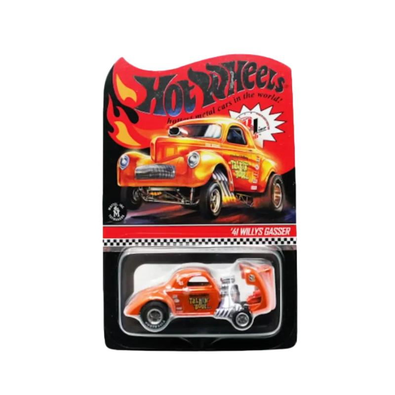Hot Wheels RLC 41 Willys Gasser Spectraflame Bright Orange
