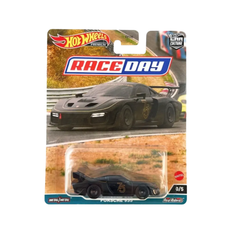Hot Wheels Premium Porsche 935 Race Day Chase Black