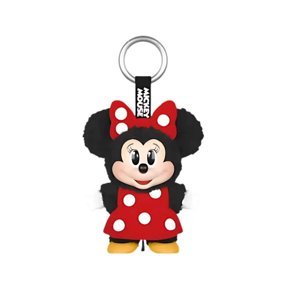 Pop Mart Disney Mickey Family Together Series Minnie Plush Keychain