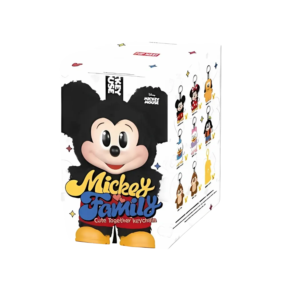 Pop Mart Disney Mickey Family Together Series Plush Keychain Single Blind Box
