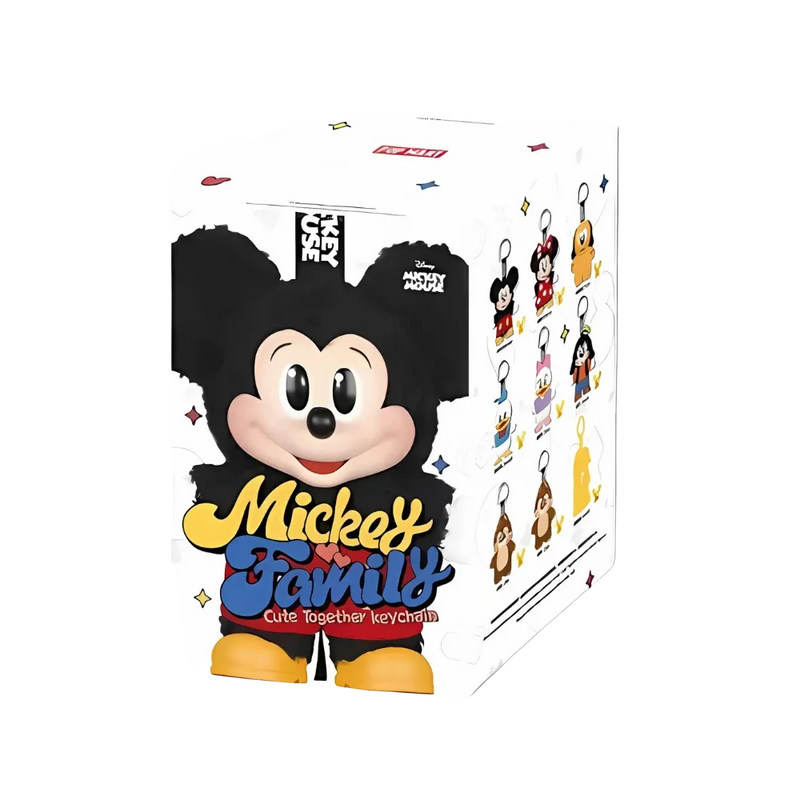 Pop Mart Disney Mickey Family Together Series Plush Keychain Single Blind Box