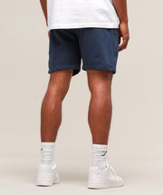 Gymshark Crest 7" Shorts Navy