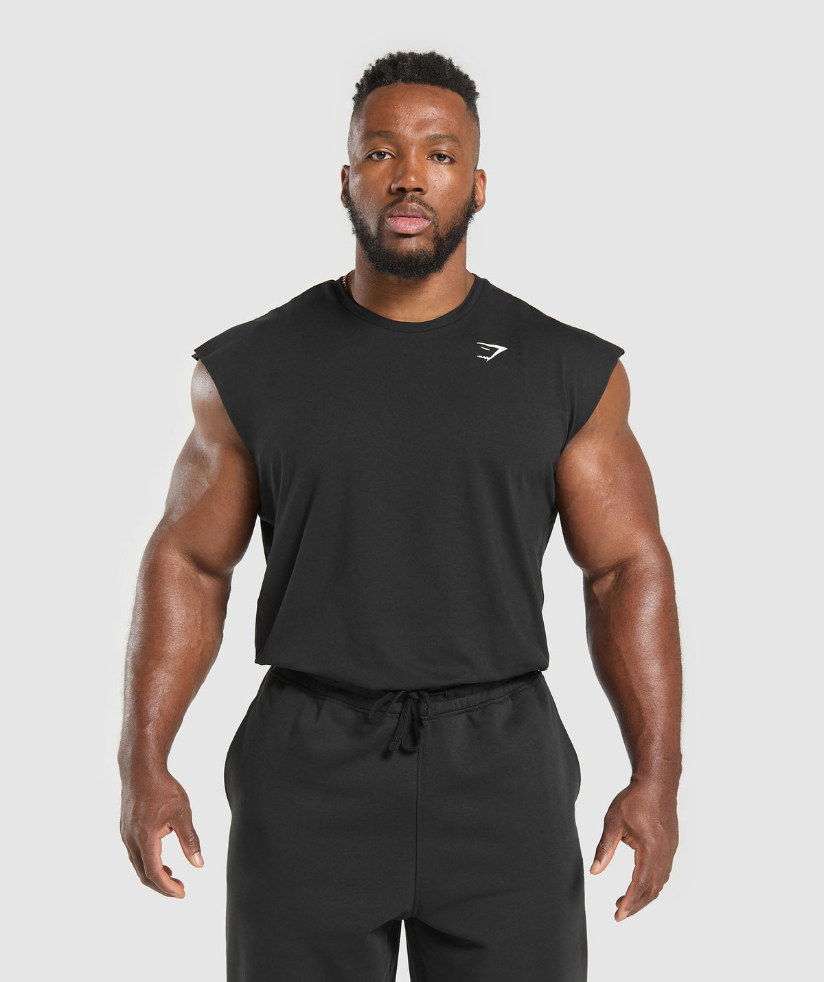 Gymshark Critical Cut Off Tank Black
