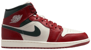 Air Jordan 1 Mid Redstone Midnight Green