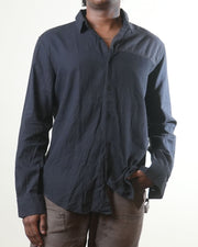 Calvin Klein Black & Grey Colourblocked Shirt (L)