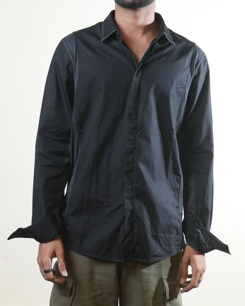 Calvin Klein Black & Grey Shirt (M)