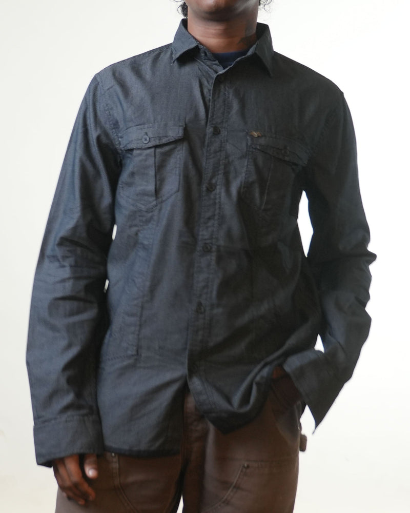 Armani Exchange Black Dotted Shirt (M)