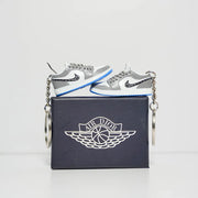 3D Sneaker Keychain With Box - AJ1 Low Dior
