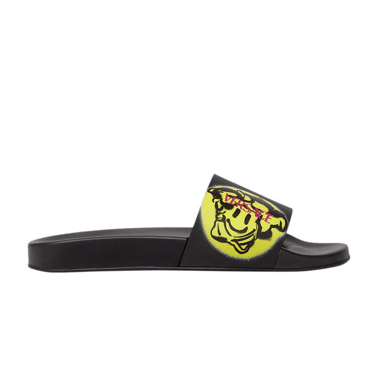 Versace Medusa Smile Slide Black