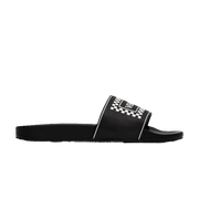 Versace Logo Pool Slide Black Blackboard