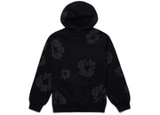 Denim Tears Cotton Wreath Hoodie Black Monochrome