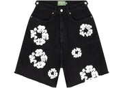Denim Tears The Cotton Wreath Jean Shorts Black