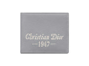 Dior by Birkenstock Christian Dior 1947 Signature (8 Card Slot) Wallet Dior Gray