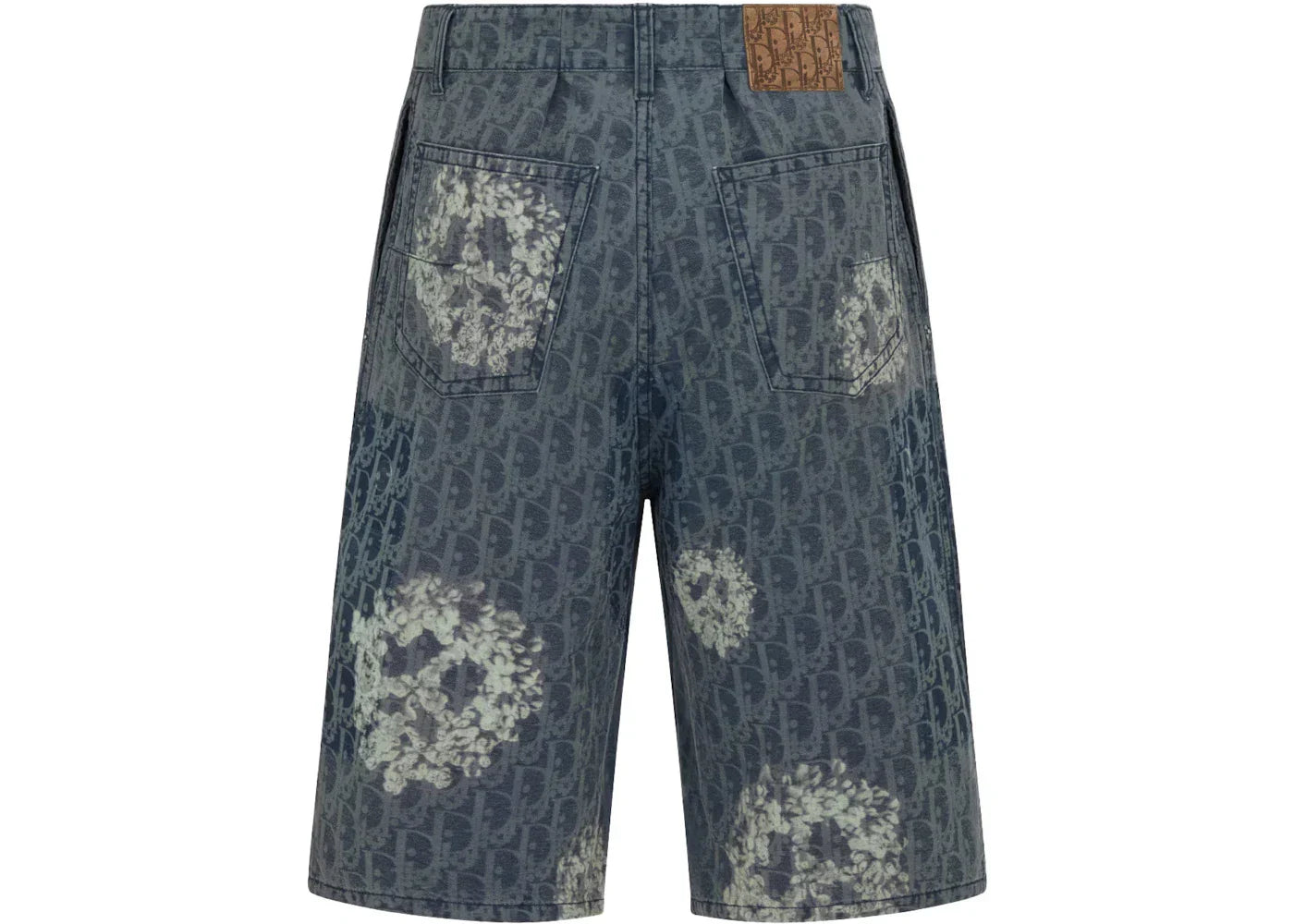 Dior x Denim Tears Cotton Denim Bermuda Shorts Blue