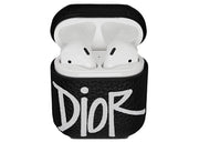 Dior And Shawn Airpods Case Black