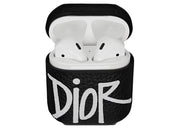 Dior And Shawn Airpods Case Black