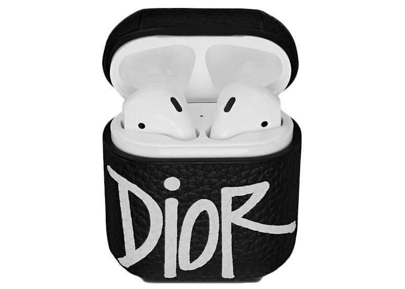 Dior And Shawn Airpods Case Black