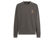 Dolce & Gabbana Bee Embroidered Cotton Blend Sweatshirt Red