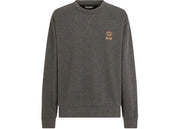 Dolce & Gabbana Bee Embroidered Cotton Blend Sweatshirt Red