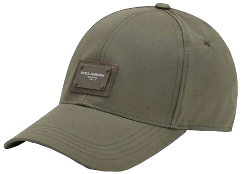 Dolce & Gabbana Branded Plate Baseball Cap Green
