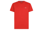 Dolce & Gabbana Cotton Branded Plate T-Shirt Red