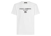 Dolce & Gabbana Cotton DG Embroidery and Patch T-Shirt White
