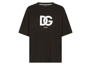 Dolce & Gabbana Cotton DG Logo Print T-Shirt Black