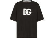 Dolce & Gabbana Cotton DG Logo Print T-Shirt Black