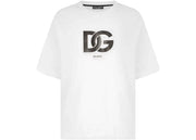 Dolce & Gabbana Cotton DG Logo Print T-Shirt White