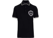 Dolce & Gabbana Logo-Print Polo Black