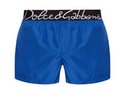 Dolce & Gabbana Logo Swim Shorts Blue/Black