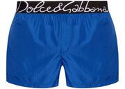 Dolce & Gabbana Logo Swim Shorts Blue/Black