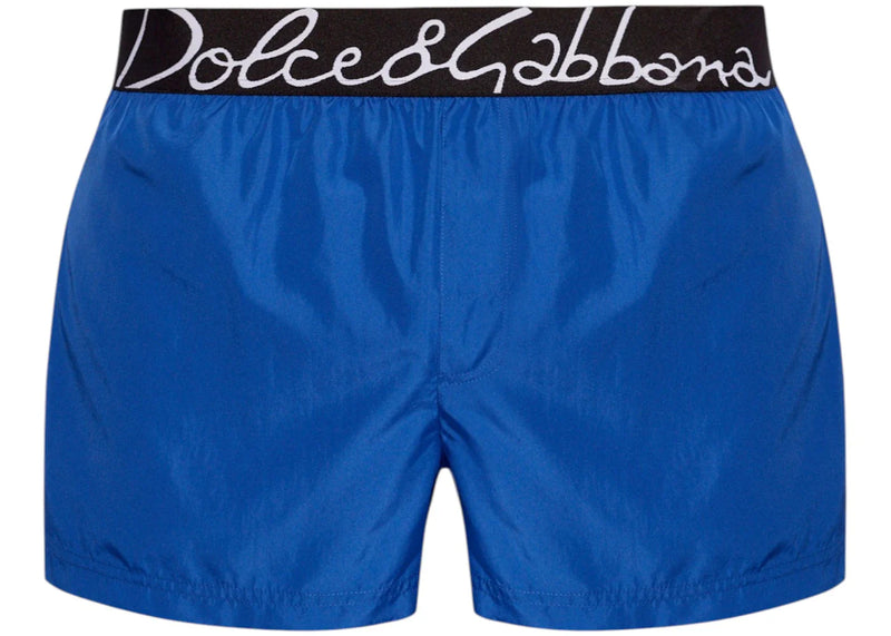 Dolce & Gabbana Logo Swim Shorts Blue/Black