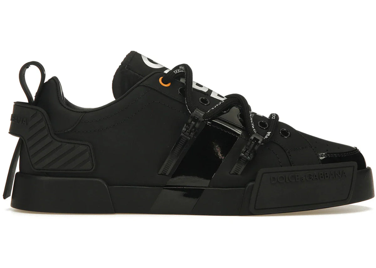 Dolce & Gabbana Portofino Strapped Black White